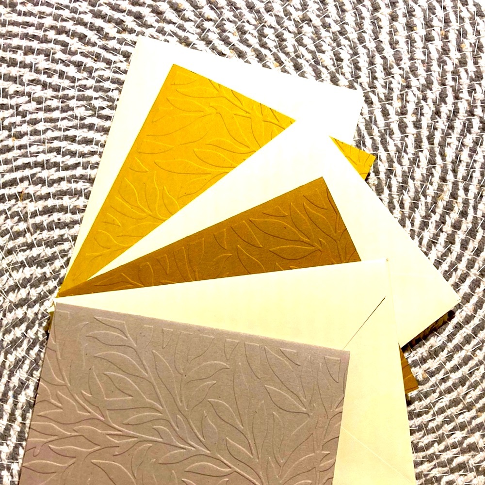 Set of 6 Cards w/envelopes(3 colors)